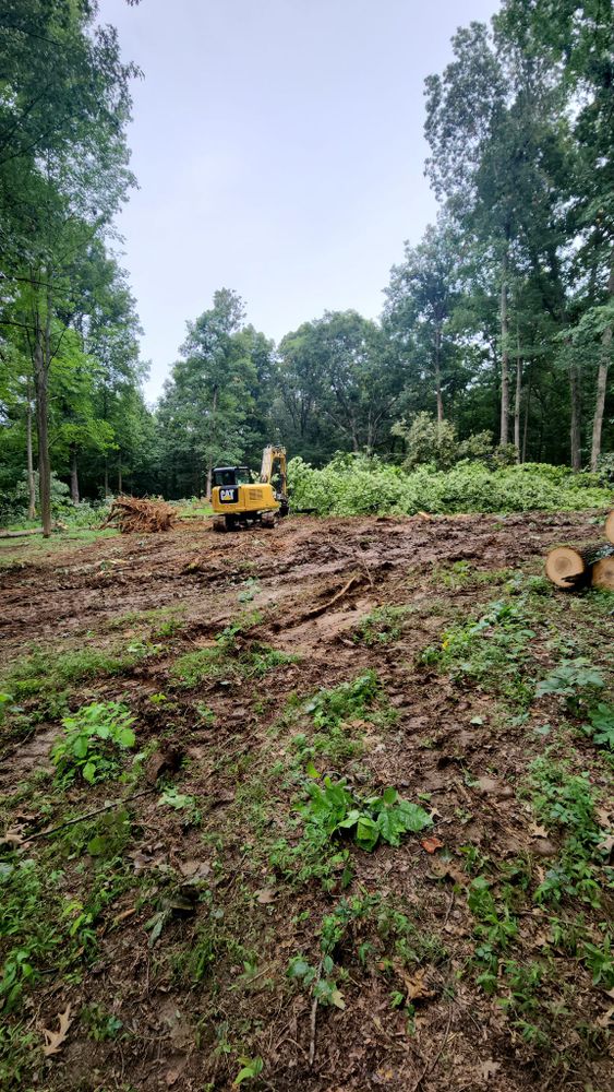 Our Forestry Mulching service efficiently clears overgrown land, turning unwanted vegetation into beneficial mulch. Ideal for site preparation and landscape enhancement, it promotes healthy soil while minimizing environmental impact and preserving desirable trees. for Watkins Excavation in Robards, KY