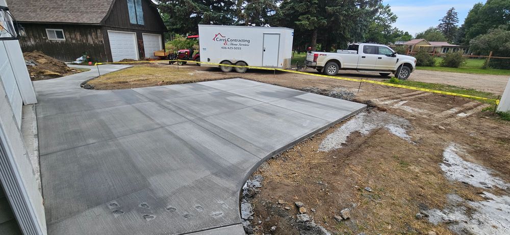 Concrete Work for Carel Contracting & Home Services LLC in Edgar, MT