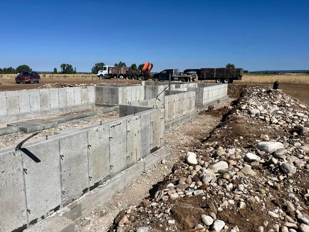 Flat WorkConcrete for A K Concrete in Tetonia, ID