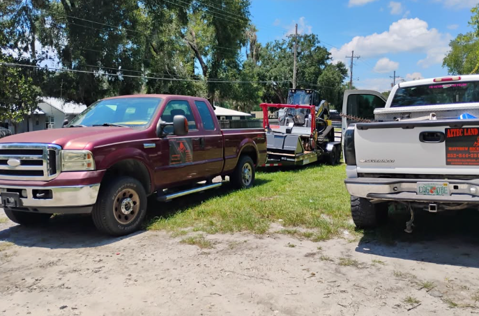 Our Property Cleanout service removes debris, junk, structures, and unwanted materials quickly and safely, preparing your property for excavation, construction, sale, or landscaping with dependable equipment and experienced crews. for Aztec Land Destroyers LLC in Ocala, FL