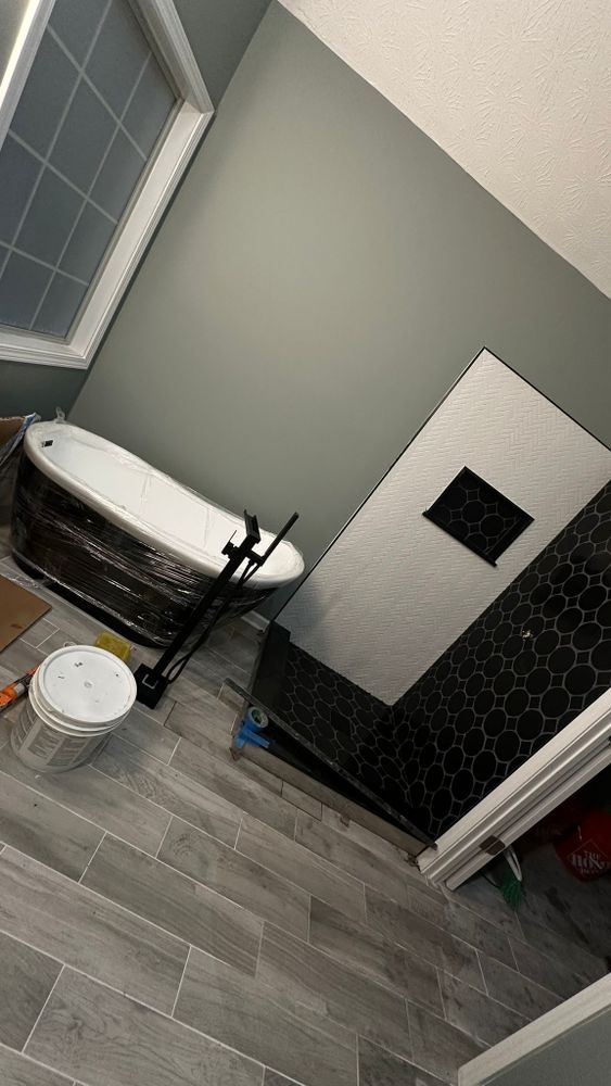 Bathroom Tiling for Alpha Tiles LLC in Atlanta, Georgia