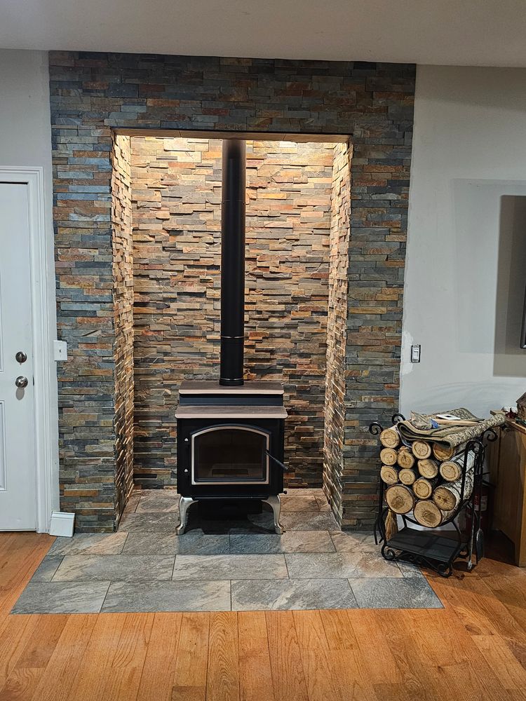 Alvarez fireplace for Breeland Construction INC in Kalispell, MT