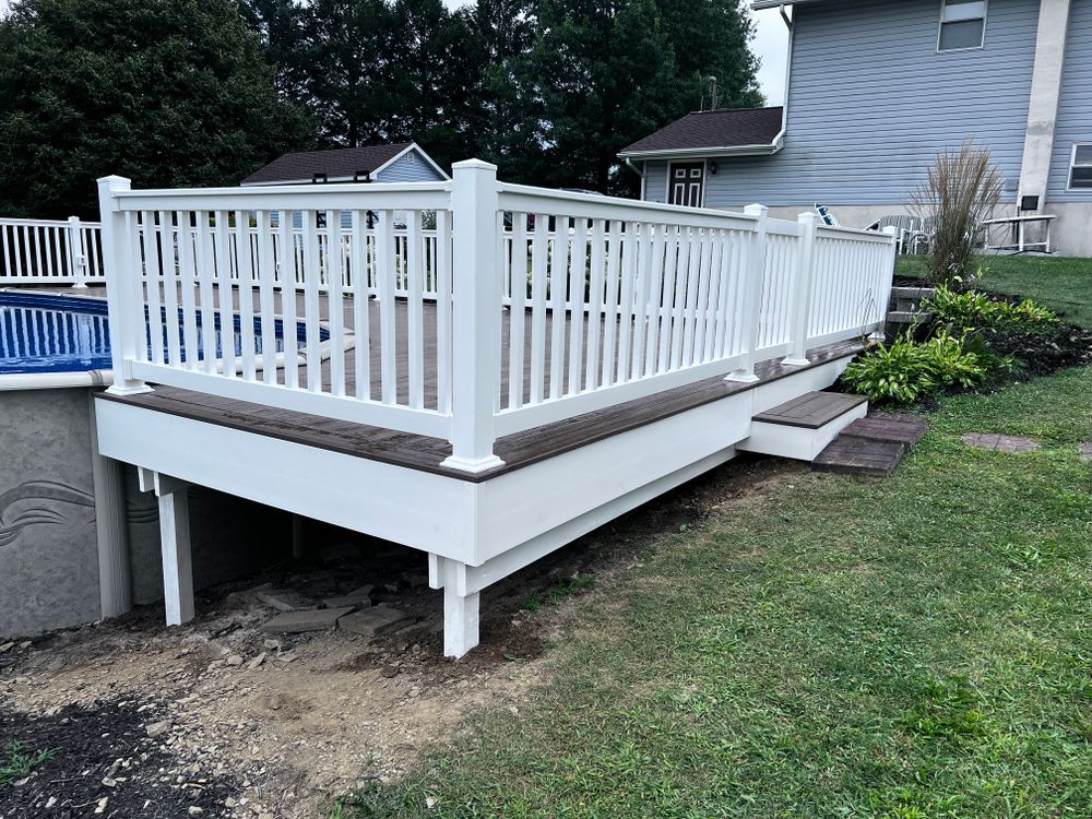 Our expert team specializes in transforming outdoor spaces with custom deck and patio installations, tailored to your specific needs and style preferences. Elevate your home's exterior with our top-notch craftsmanship. for G3 Home Improvements LLC in Hamburg, PA