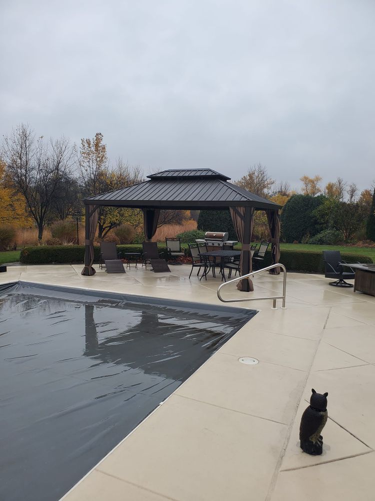 Pool Decks for Mitchell Builders LLC in Lake County, IN