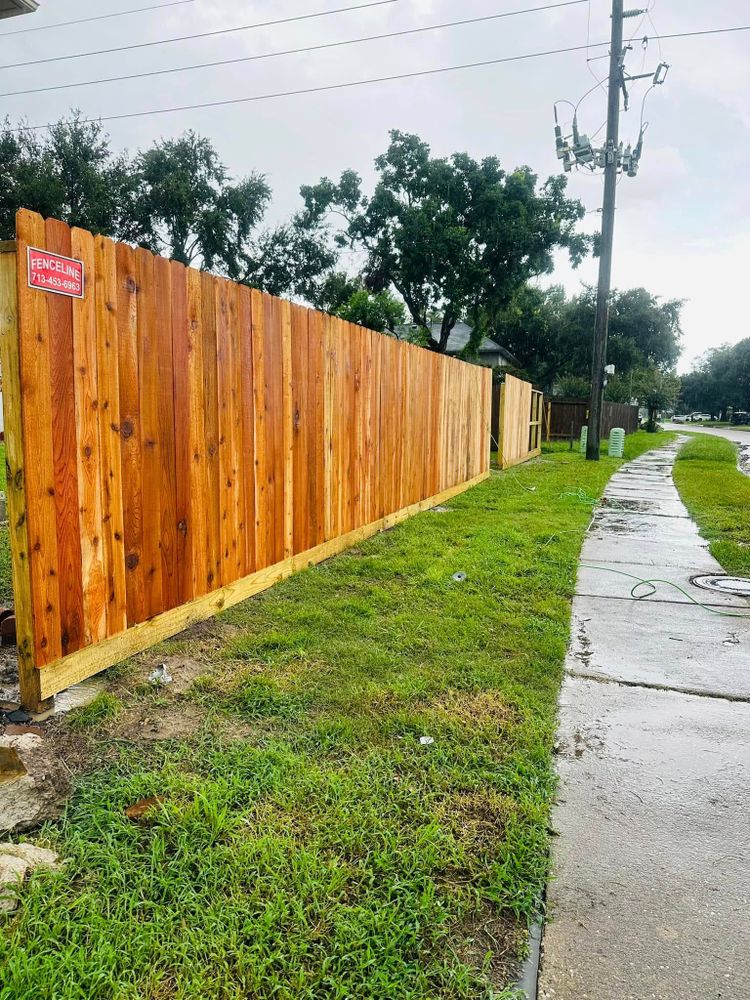 Our expert fence repair service ensures your property's safety and enhances curb appeal, with prompt attention to damaged sections, restoring durability and aesthetics for long-lasting protection and peace of mind. for Fenceline Systems in Channelview, TX