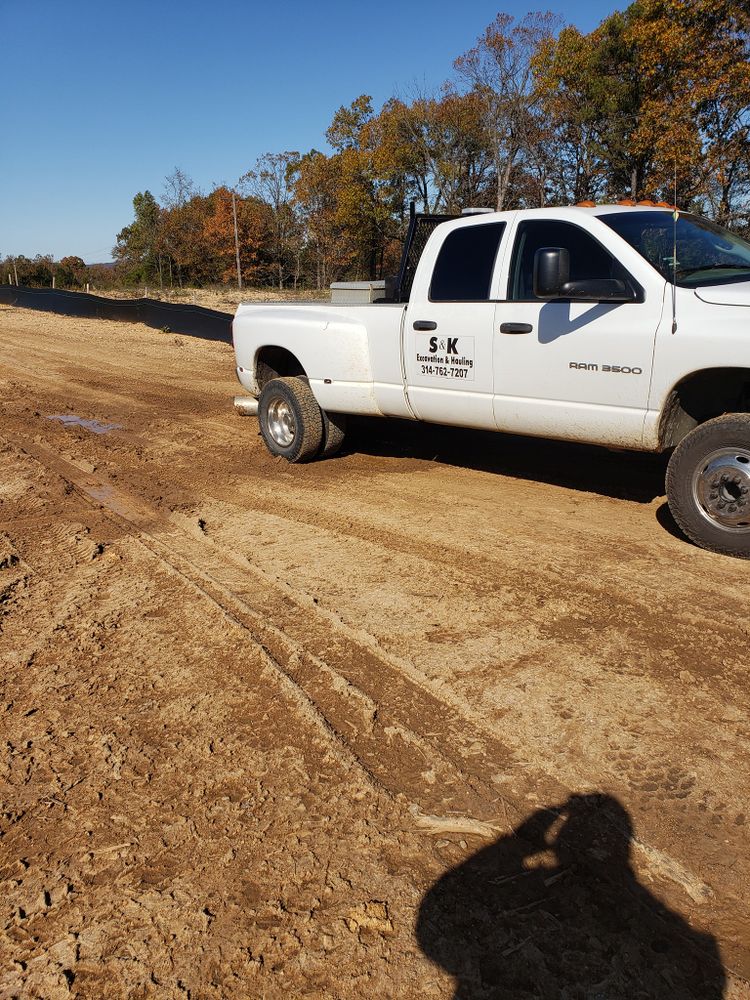 Excavating for S & K Excavation LLC in Bonne Terre, MO