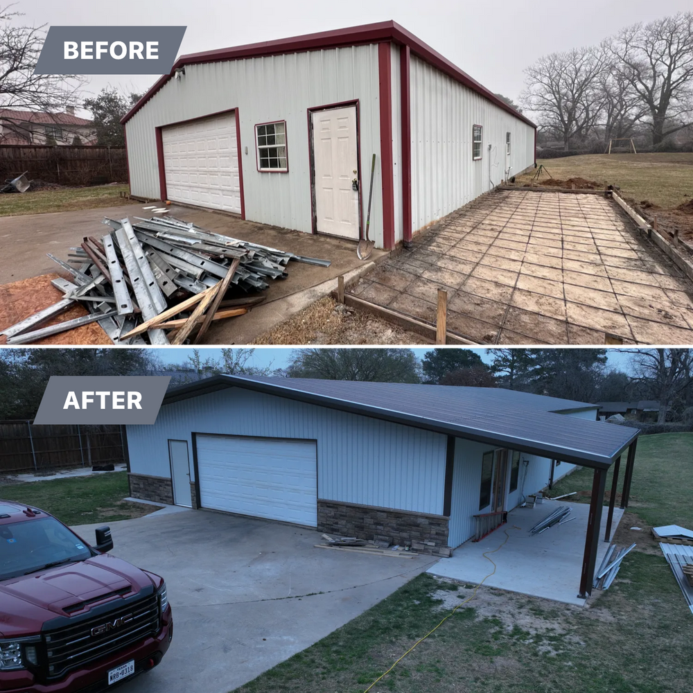 Metal Buildings for BCS Construction in Saginaw, TX