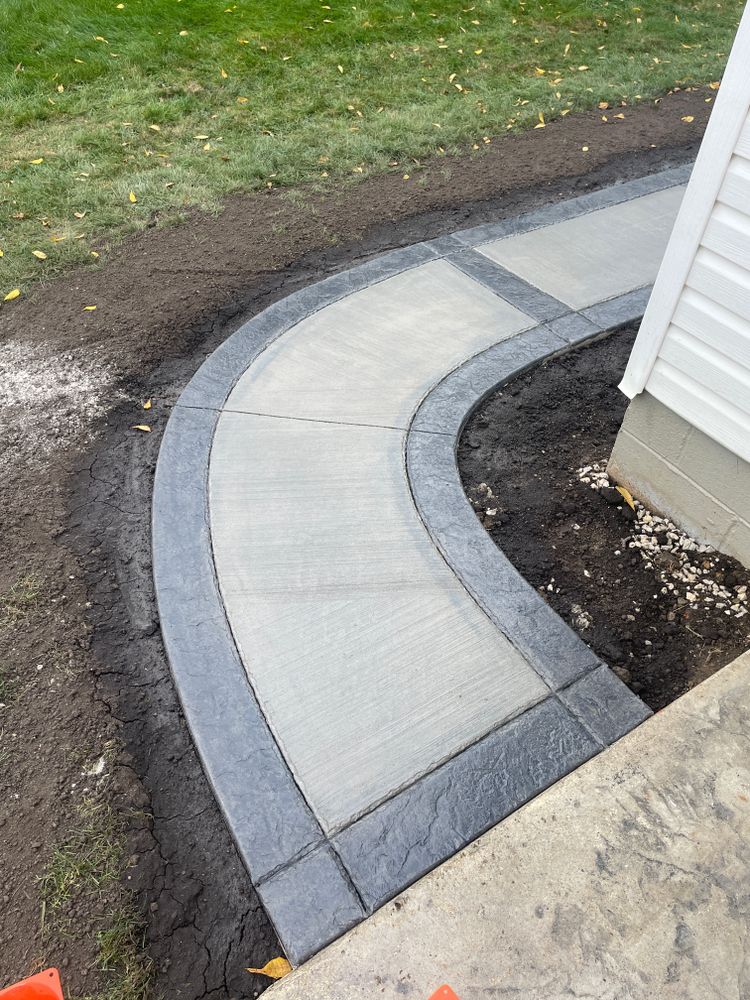 Stamped Concrete for Doncrete LLC in Medina, OH