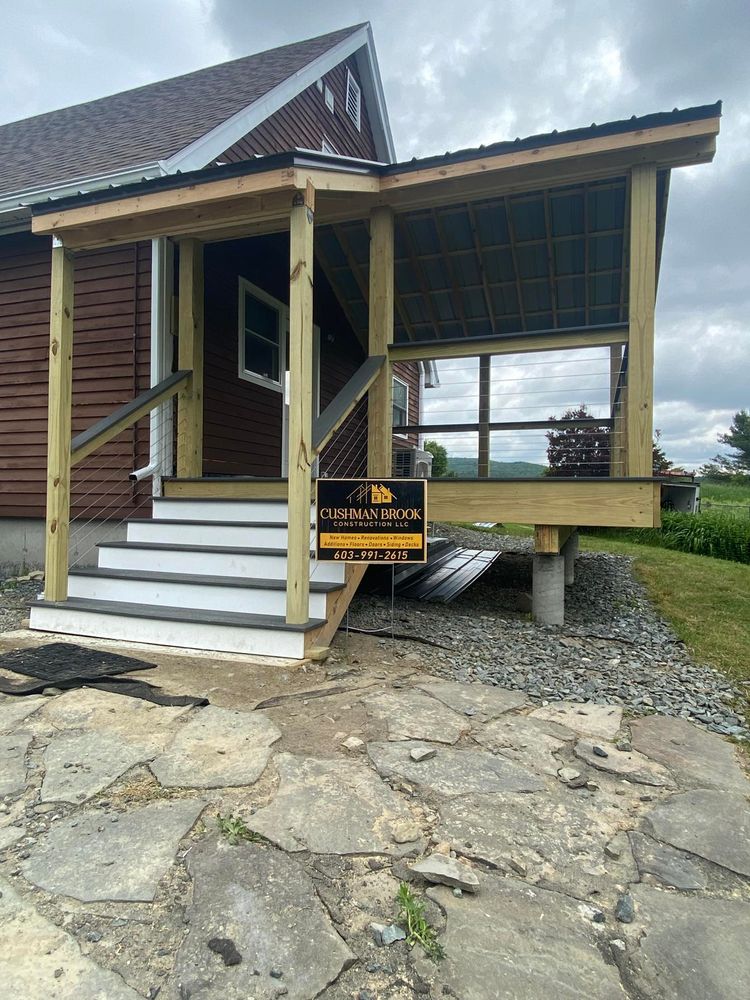 Custom Home Construction for Cushman Brook Construction in Dalton, NH