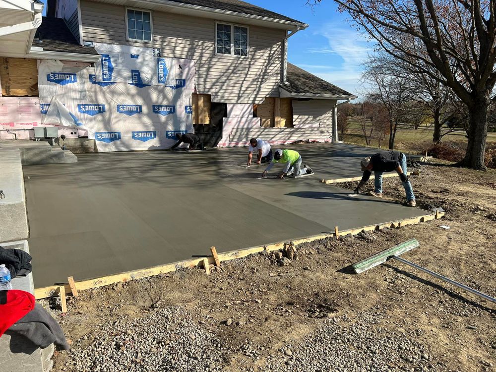 Our expert Concrete Repair service restores the structural integrity and appearance of damaged concrete surfaces, offering homeowners a cost-effective solution to protect their property and enhance its overall aesthetic appeal. for Travis Hill Concrete & Construction in Topeka, KS