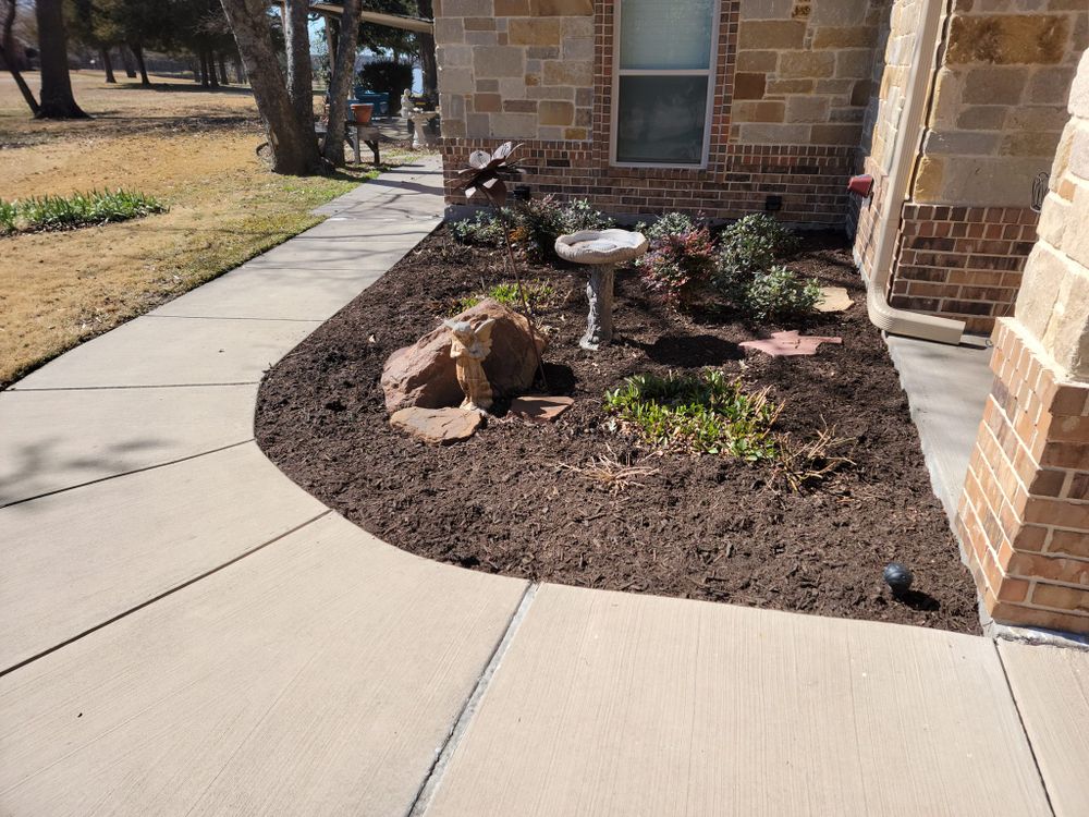 Flower Bed and Shrub Maintenance for Ornelas Lawn Service in Lone Oak, Texas