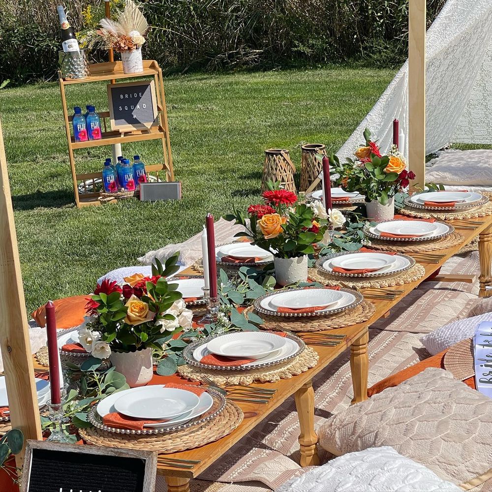 Luxury Picnic for Pink Tree Picnic in Bethel, CT