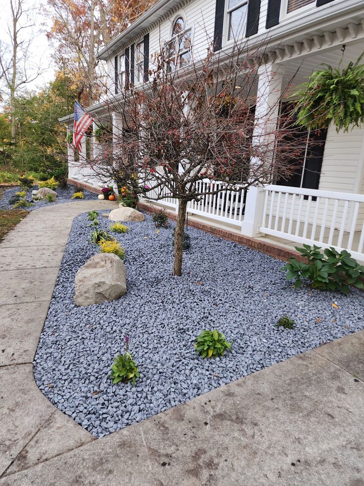 Landscaping for Michiana Boulders Landscaping & Excavating in Union, MI