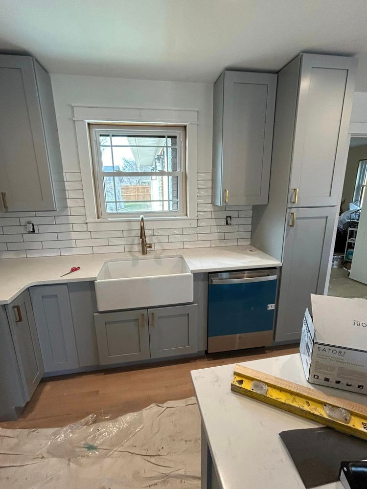 Transform your kitchen into a functional and stylish space with our expert renovation service. From custom cabinets to modern appliances, we'll bring your dream kitchen to life with quality craftsmanship. for Fox Remodeling in Ecru, MS