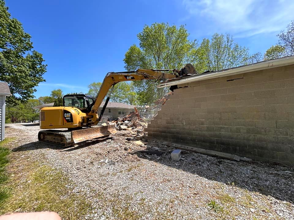 Our Land Clearing & Demolition service efficiently prepares your property for new projects, ensuring safe and environmentally-friendly removal of unwanted structures and vegetation to create a clean slate for development. for Watkins Excavation in Robards, KY