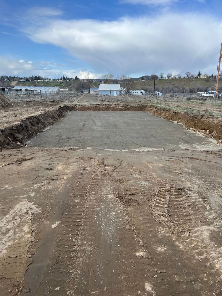Grade work for Seymour Excavating in Omak, WA
