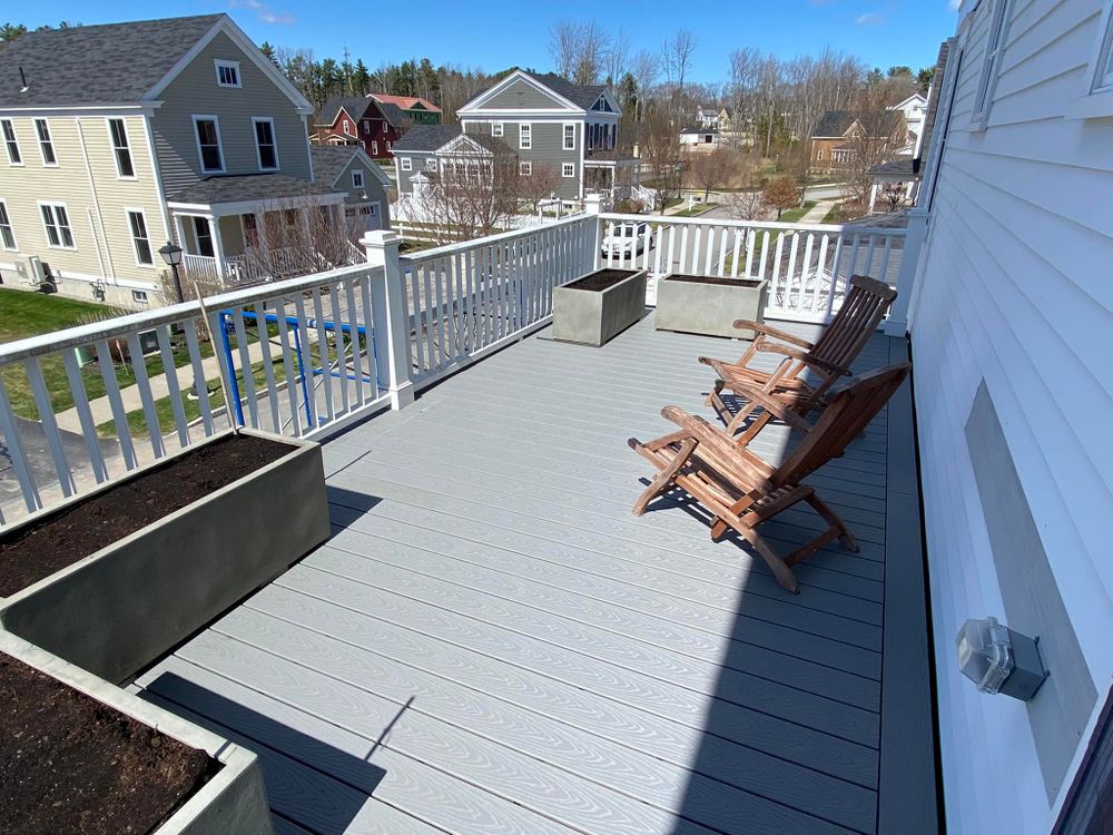 Deck Installation for Eagle Services LLC in Casco, ME