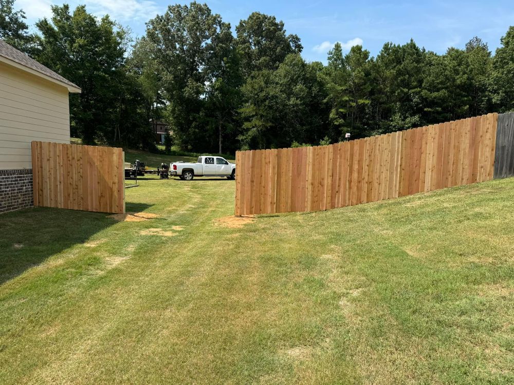 Custom Wooden Fences for Manning Fence, LLC in Hernando, MS