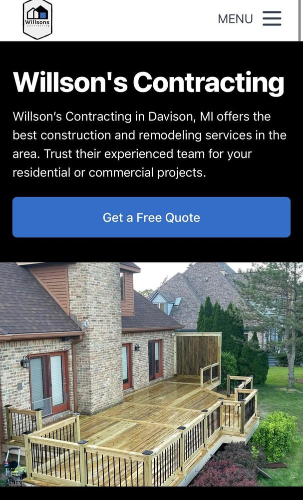 All Photos for Willson's Contracting in Davison, MI
