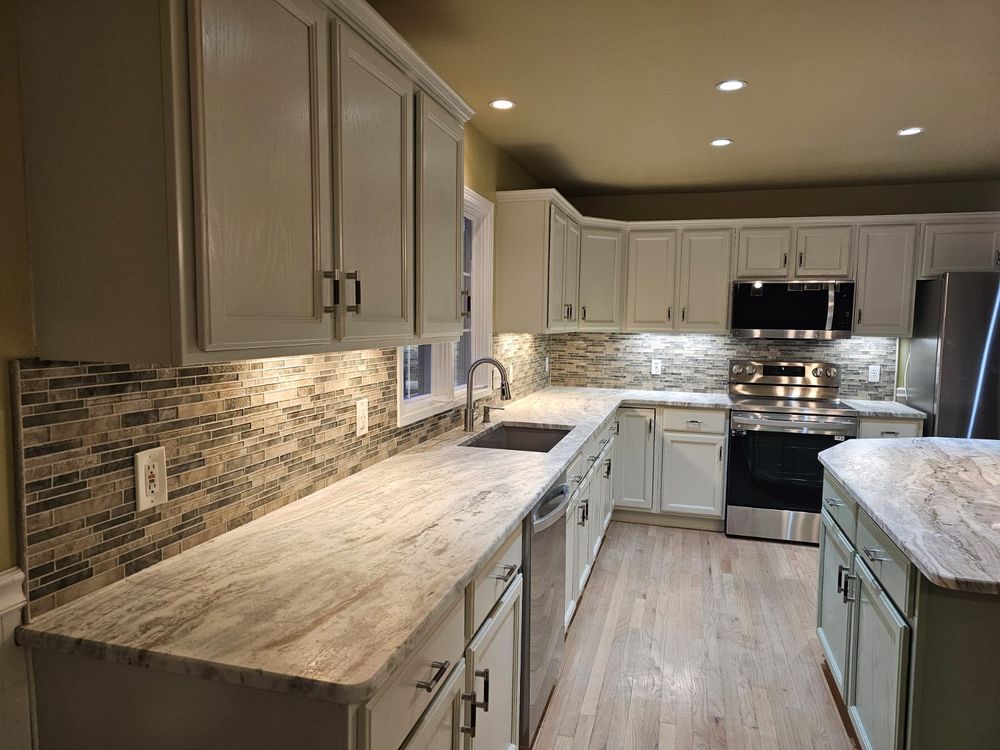 Revitalize your kitchen and cabinets with our refinishing service! Transform outdated or worn surfaces into modern looks, saving time and money compared to full replacements. Update your home today. for McCoy's Painting  in Garden City, MI