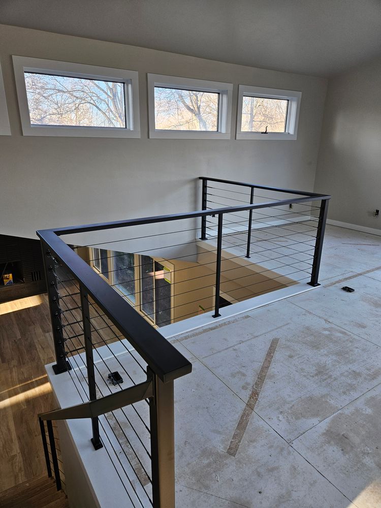 Interior Railing  for Timber Concepts  in Abrams, WI