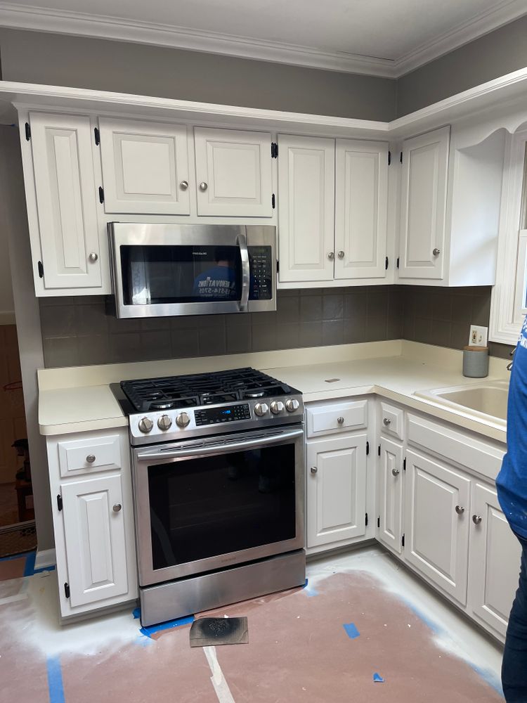 Cabinet Painting for TL Painting in Joliet, IL