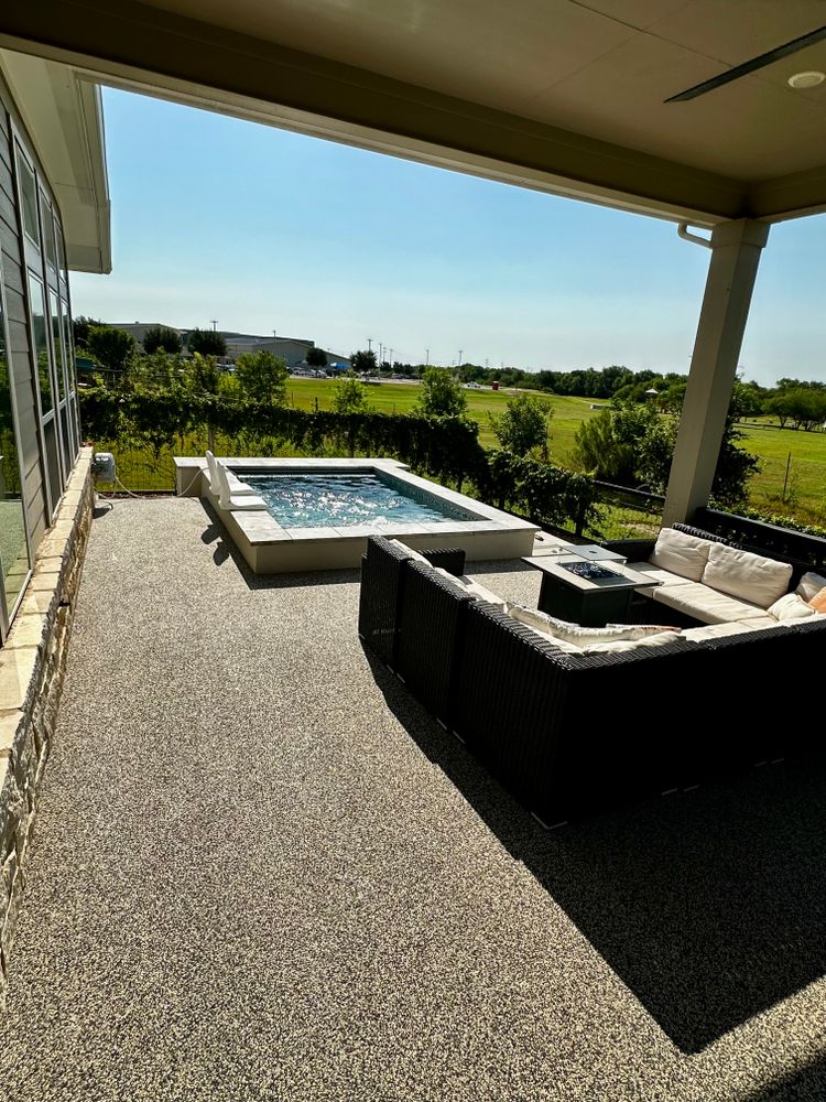 Pool Decks for TEX STONE Resin & Epoxy Coatings in Schertz, TX