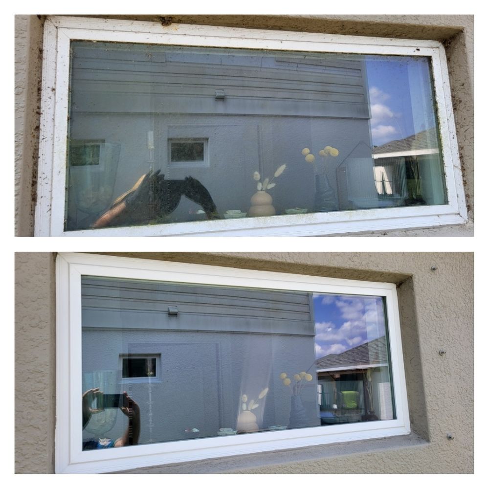 Enhance your home's curb appeal and let more sunlight in with our professional window cleaning service. From inside to outside, we'll make your windows sparkle and shine effortlessly. for My Softwash Guys in North Port, FL