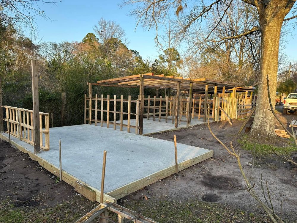 Our Concrete Slab Construction service delivers durable, expertly crafted slabs tailored to your home’s needs, ensuring strength and longevity for foundations, patios, and driveways. Trust our experienced team for exceptional results. for Kracker Jax Affordable Concrete in Jacksonville, FL