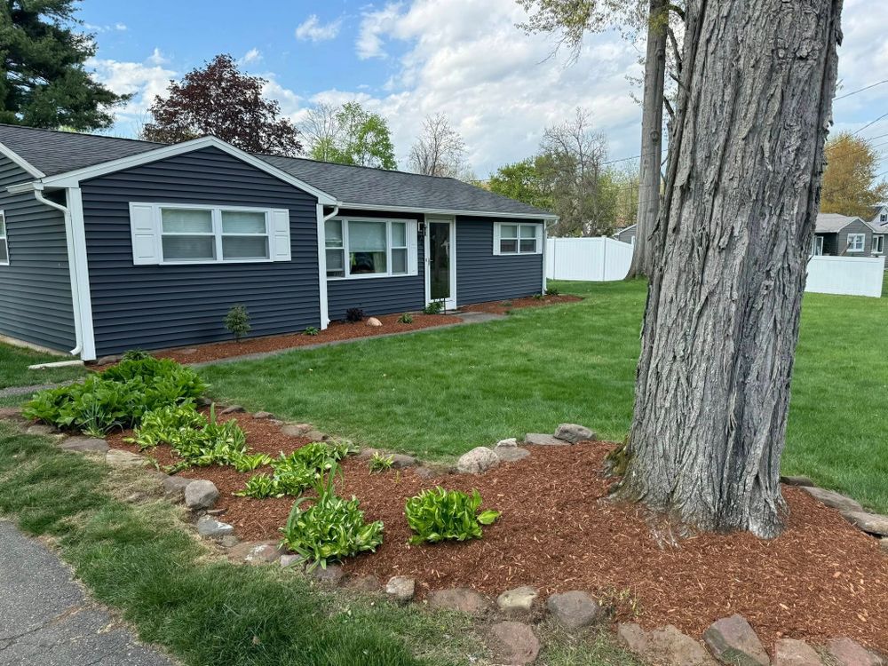 Mowing for Adams Landscaping in Springfield, MA