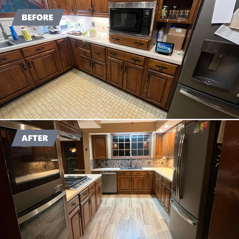 Before and Afters for LP Restoration LLC in Mantua, OH