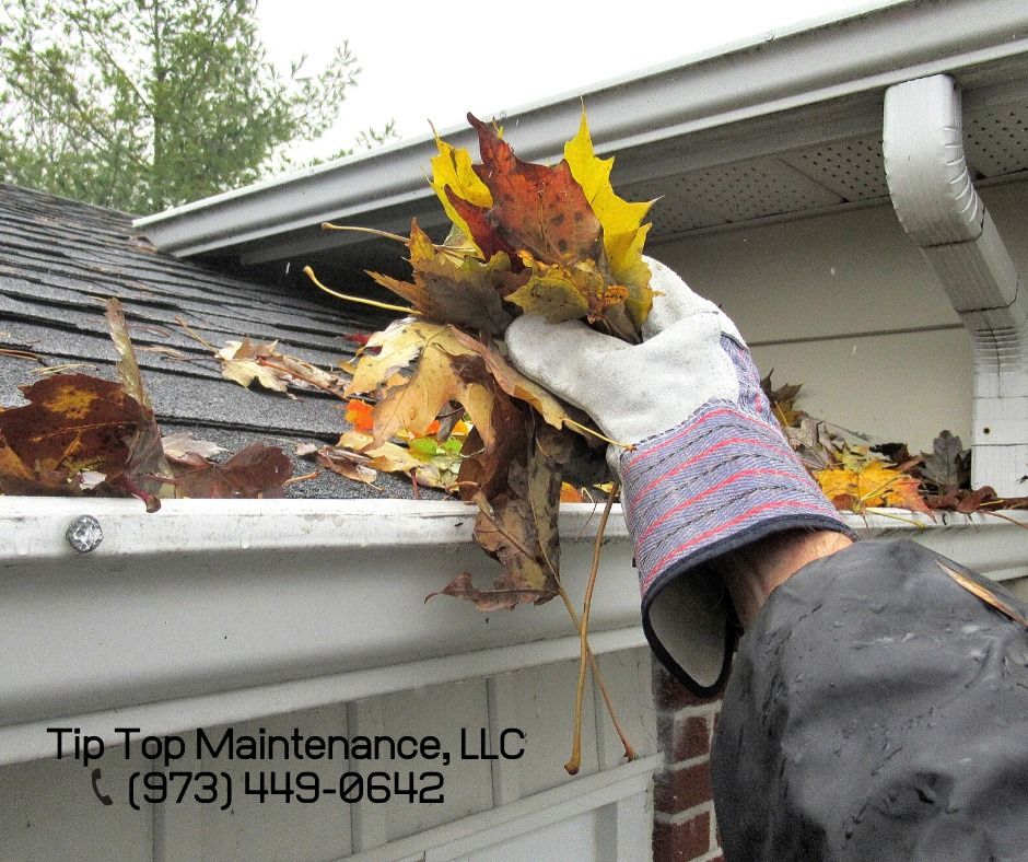 Our Residential Gutter Cleaning service ensures your gutters are debris-free, enhancing water flow and protecting your home from potential water damage. Enjoy hassle-free maintenance with our reliable and efficient team. for Tiptop Maintenance LLC in Florham Park, NJ