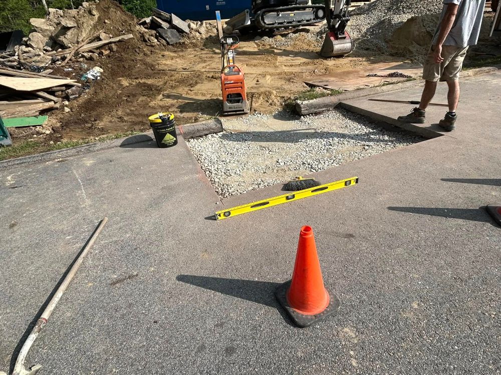 Excavating for M.J. Merrill & Sons Excavation in Manchester, NH