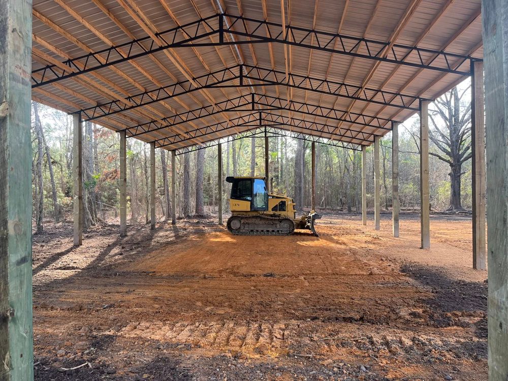 Our Leveling service ensures a smooth, even foundation for your project by expertly adjusting soil elevations, enhancing stability and drainage for optimal construction results and long-lasting property improvement. for Touchberry Clearing & Grading Llc. in Columbia, South Carolina