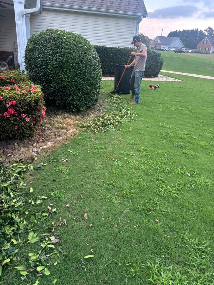 Enhance your home's curb appeal with our expert shrub trimming service, ensuring healthy growth and beautifully shaped greenery to transform your landscape into a well-maintained, visually stunning outdoor space. for Eady’s Lawn Care in Winder, GA