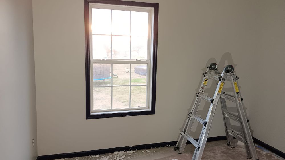 Fence and Full Home Interior Painting and Drywall repair for Dead Tree General Contracting in Carbondale, Illinois