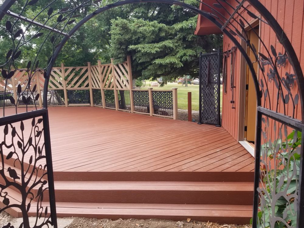 Decks for Dittbrenner Woodworking in Stanley, ND