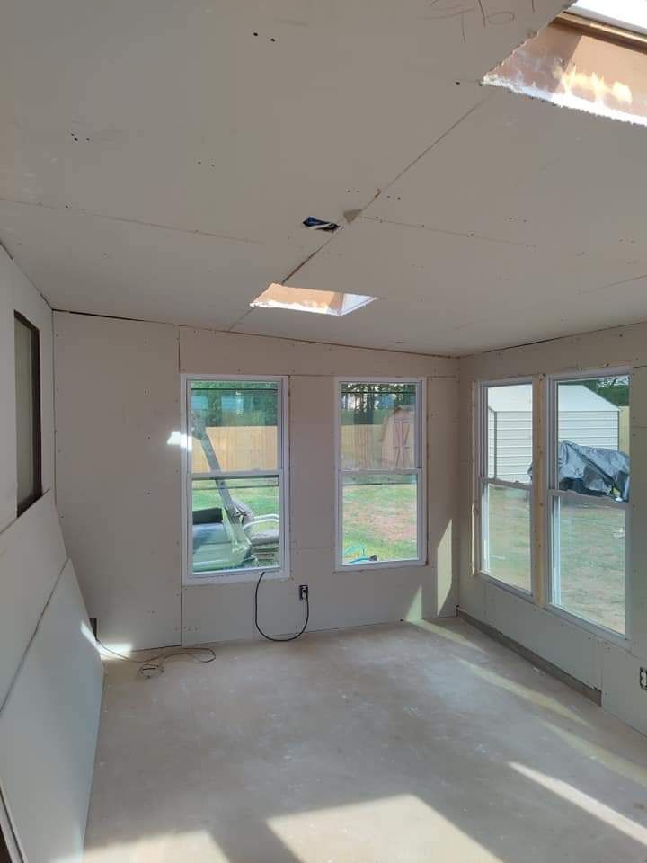 Sheetrock work  for Rick's creative home improvement and repair in Atlanta, GA