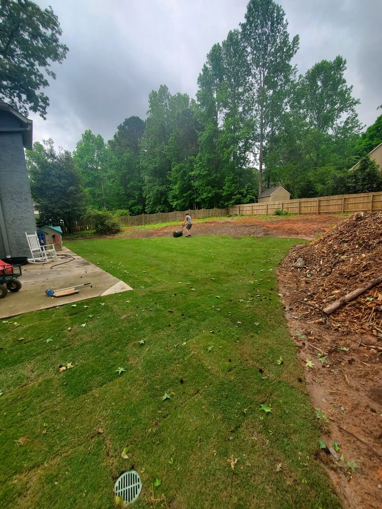 Mulch Installation for Zambrana Landscaping in Cobb County, GA