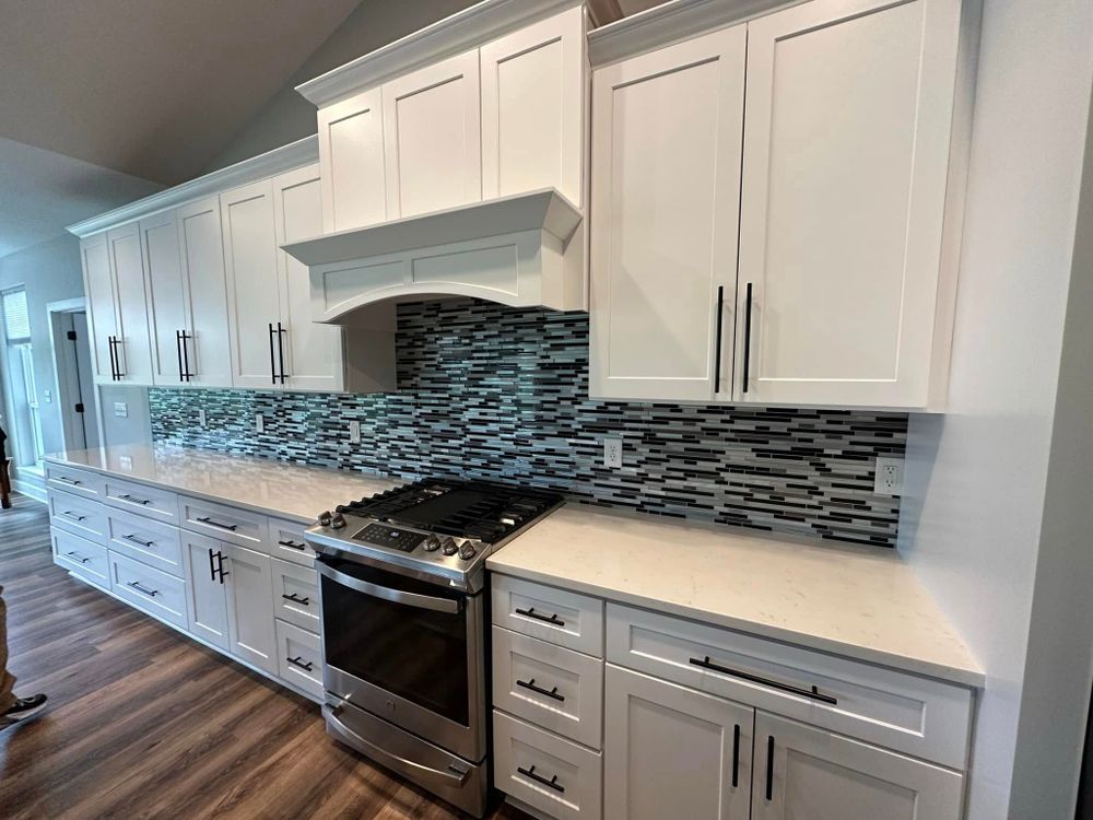 Enhance your kitchen or bathroom with our custom Blacksplashes, offering stylish designs and durable materials to protect walls while adding a touch of elegance to your home’s interior. for Giese's Home Improvements in Racine, WI