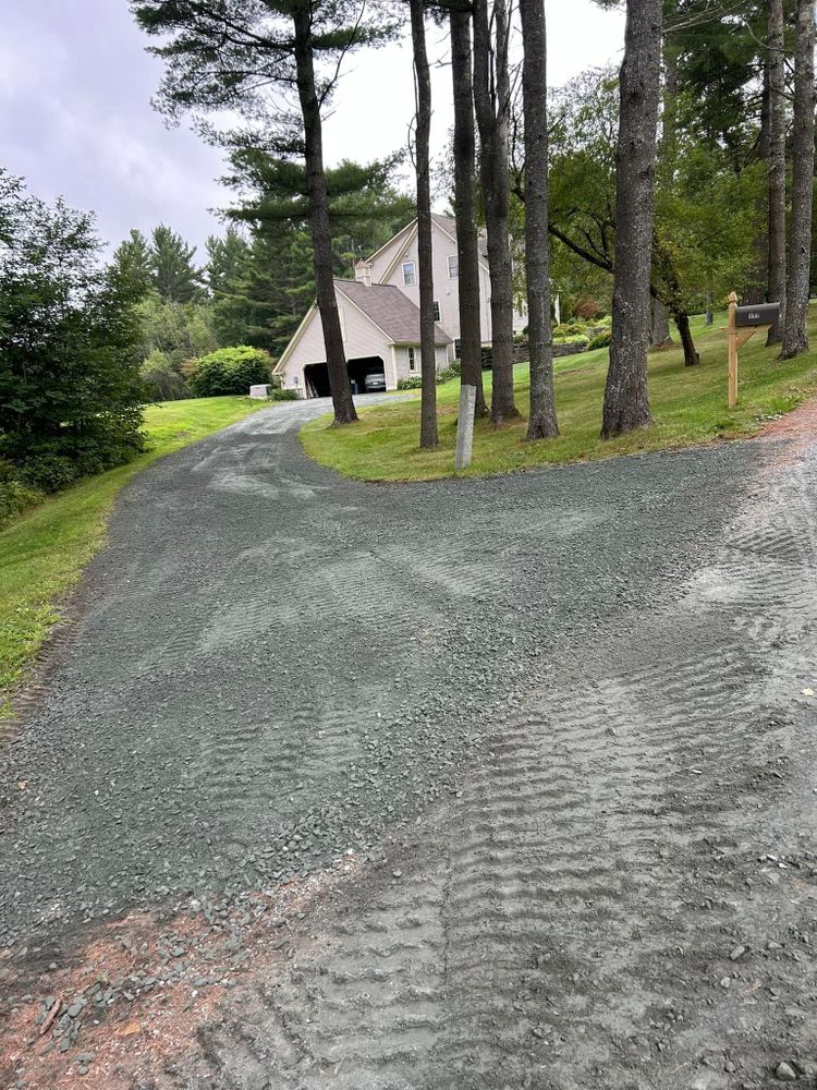 Enhance your home's curb appeal with our professional driveway construction services, offering durable and aesthetically pleasing designs that seamlessly blend functionality with style to complement any landscape. experience quality craftsmanship and client satisfaction. for Thomas Clifford Property Services LLC in Enfield, NH