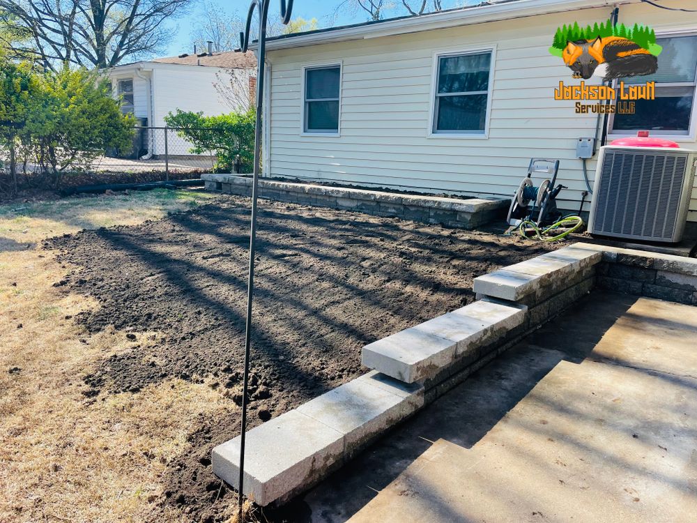 Retaining Wall for Jackson Lawn Services LLC in St Louis, MO
