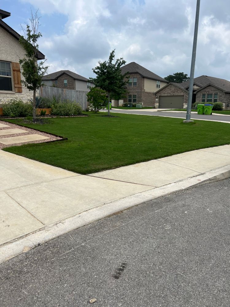 Core Aeration for Alamo Turf Works in San Antonio, TX