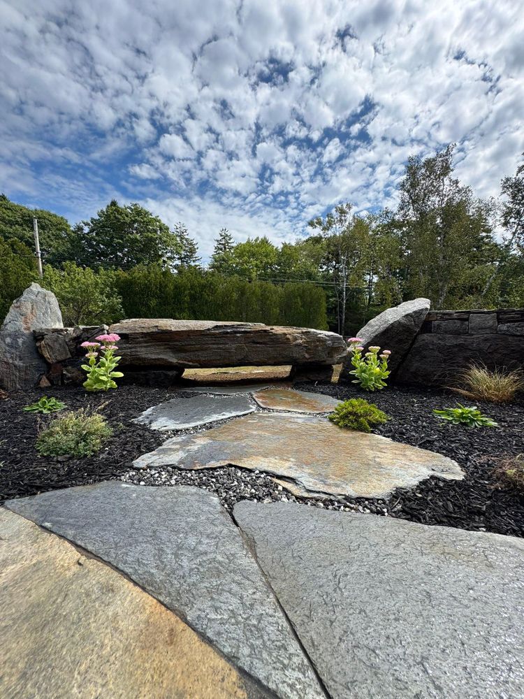 Patio Design & Construction for Organic Innovations Stonework and Design in Brunswick, ME