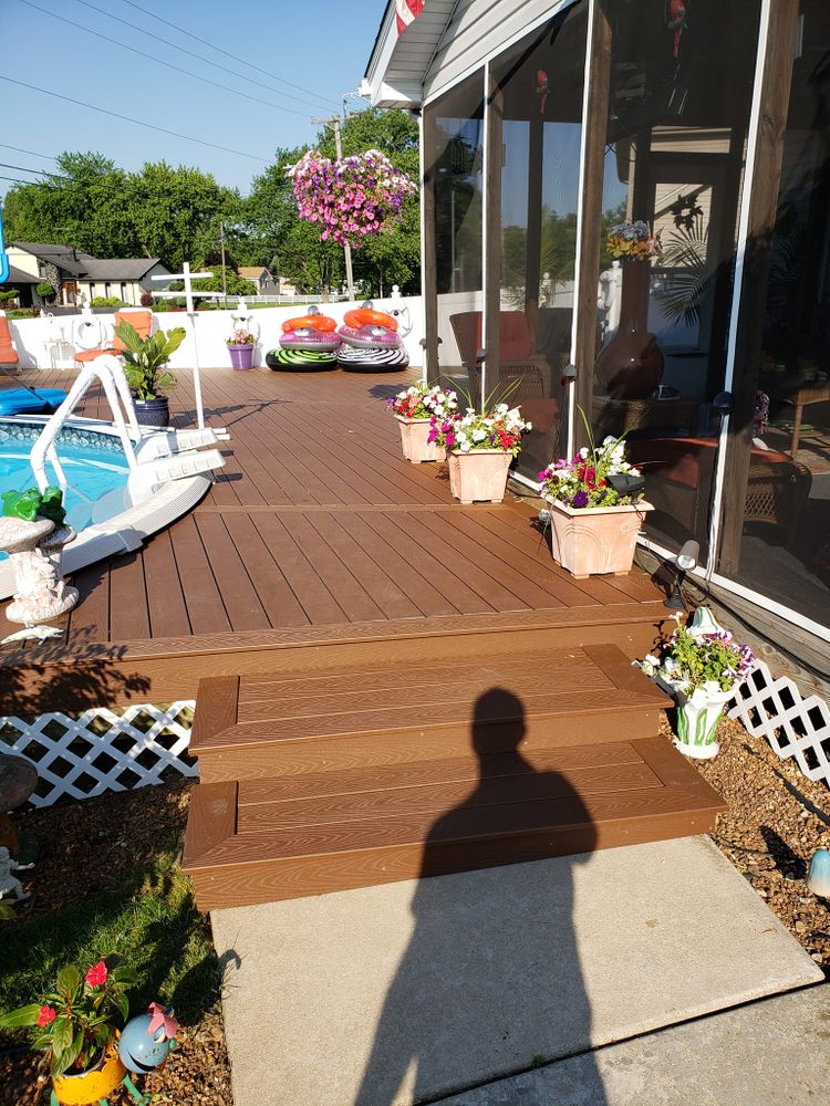 Pool Decks for Mitchell Builders LLC in Lake County, IN