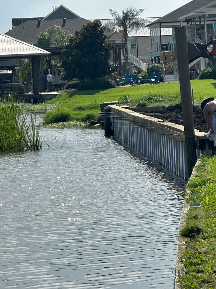 All Photos for Bulkhead Construction Services in Houma, LA