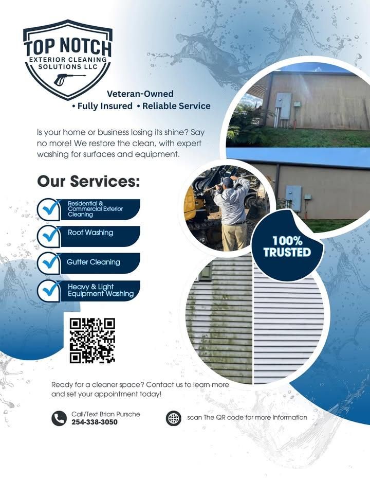 All Photos for Top Notch Exterior Cleaning Solutions in Nolanville, TX