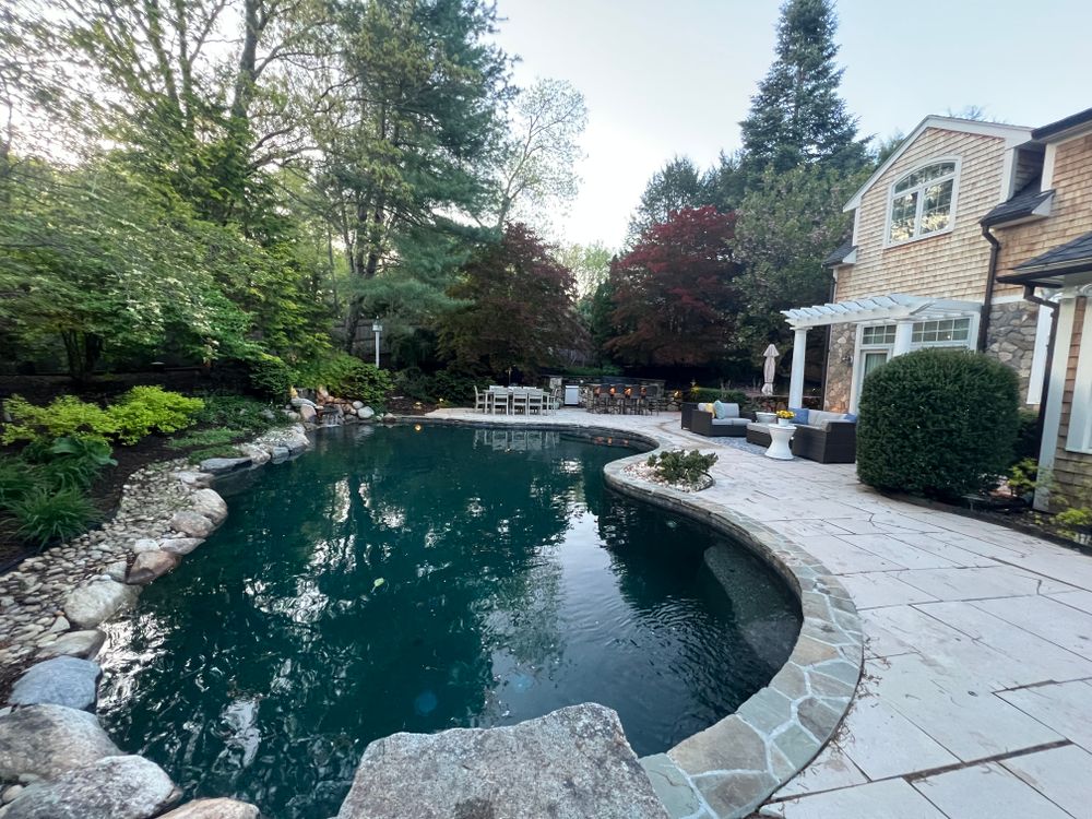 Construction for Full Service Pools in Andover, MA