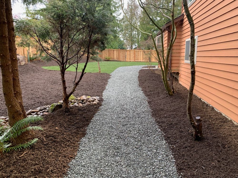 Our custom landscape design service offers unique and tailored solutions to transform your outdoor space into a stunning and functional masterpiece that enhances the beauty of your home. for SAW Enterprises  in Arlington , WA