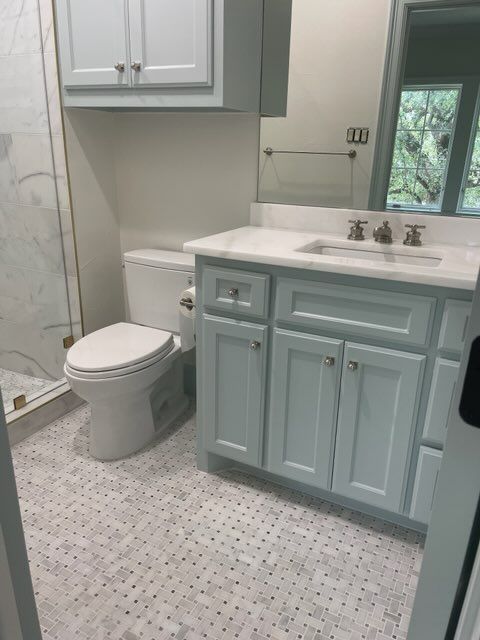 Transform your bathroom with our expert renovation service. Our team can help you upgrade your flooring, fixtures, and layout to create a beautiful and functional space that fits your style and needs. for Murtics Fine Floors in Sachse, TX